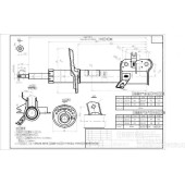 Стойка передняя NISSAN QASHQAI / DUALIS / ROGUE S35 / X-TRAIL 06- лев. <b>SAT ST-E4303-JD04A</b>