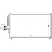 Радиатор кондиционера FORD ESCAPE / MAVERICK 01-08 / MAZDA TRIBUTE 01- <b>SAT ST-FD09-394-0</b>