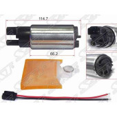 Топливный насос 12V, 3BAR, 90L / H, V=1300-3400 4-5E, 4-5AFE, 3-4SFE, 3SGE, 1G#, 1JZGE, 7K, 3Y, 2TZF <b>SAT ST-FP10</b>