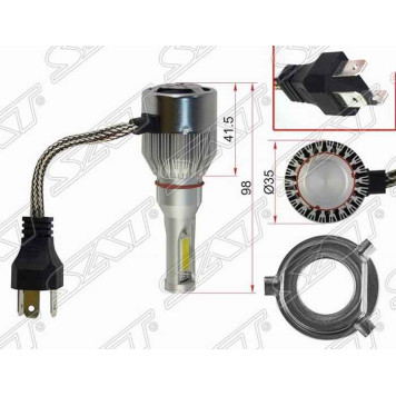 Комплект светодиодных ламп LED H4 36W / 3600LM SAT ST-H4-LED