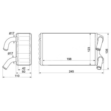 Радиатор отопителя салона HONDA CR-V 95-99 <b>SAT ST-HD65-395-0</b>