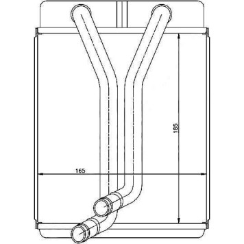 Радиатор отопителя салона KIA CARENS 00-02 <b>SAT ST-KAC2-395-0</b>