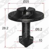 Клипса крепежная VAG (1 шт) <b>SAT ST-KE-013</b>