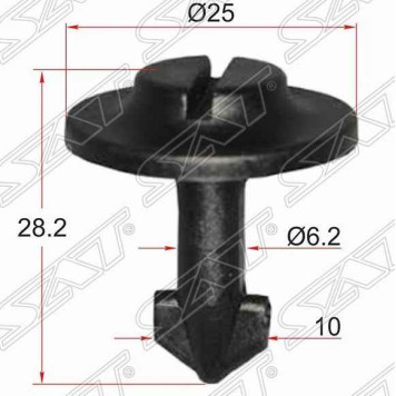 Клипса крепежная VAG (1 шт) <b>SAT ST-KE-013</b>