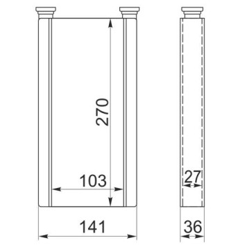 Радиатор отопителя салона TOYOTA HARRIER / ARISTO #ZS16# 97-05 / PROGRESS / LEXUS RX300 / GS300 97-05 <b>SAT ST-LX45-395-0</b>