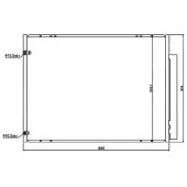 Радиатор кондиционера LEXUS RX350 07- <b>SAT ST-LX46-394-A0</b>