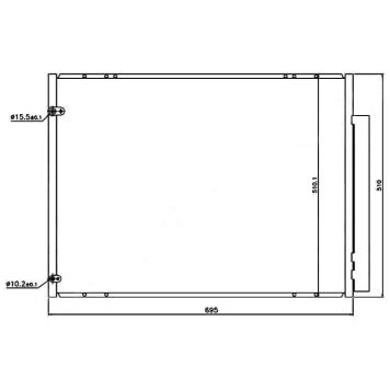 Радиатор кондиционера LEXUS RX350 07- <b>SAT ST-LX46-394-A0</b>