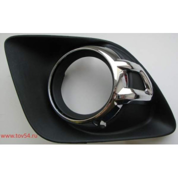 Накладка на туманку MITSUBISHI ASX 10-13 лев. хром <b>SAT ST-MAS1-219-A2</b>-1