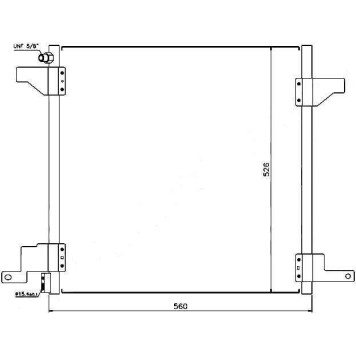 Радиатор кондиционера MERCEDES M-CLASS W163 2.3 / 3.2 / 4.3 98-04 <b>SAT ST-MB05-394-A0</b>