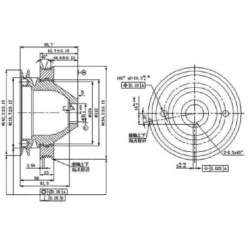 Шкив коленвала MITSUBISHI L200 / PAJERO 6G72 88-99 <b>SAT ST-MD141468</b>