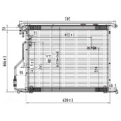 Радиатор кондиционера MERCEDES W220 / W215 / W230 <b>SAT ST-MD60-394-0</b>