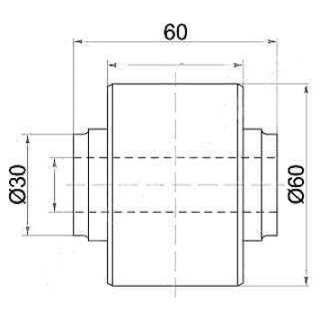 Сайлентблок FR задней продольной тяги MITSUBISHI CHALLENGER / PAJERO / MONTERO SPORT 96- <b>SAT ST-MR210731</b>
