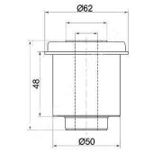 Сайлентблок переднего нижнего рычага MITSUBISHI L200 / PAJERO / MONTERO SPORT 08- <b>SAT ST-MR992256</b>