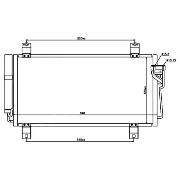 Радиатор кондиционера MAZDA 6 / ATENZA GH# 07- <b>SAT ST-MZ25-394-0</b>