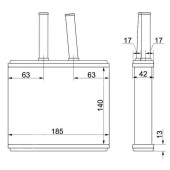 Радиатор отопителя салона MAZDA DEMIO DW# 96-02 <b>SAT ST-MZ50-395-0</b>