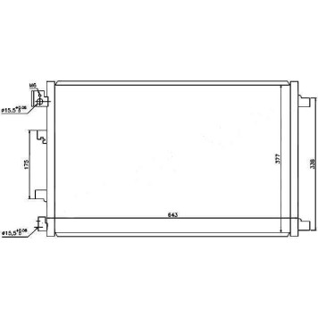 Радиатор кондиционера NISSAN QASHQAI / DUALIS 1.6 / 2.0 06- <b>SAT ST-NS13-394-0</b>