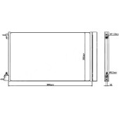 Радиатор кондиционера OPEL INSIGNIA 08- <b>SAT ST-OP15-394-0</b>