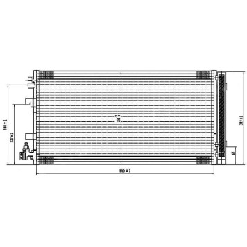 Радиатор кондиционера RENAULT FLUENCE 10- / MEGAN 08- / SCENIC 09- <b>SAT ST-RN49-394-0</b>