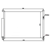 Радиатор кондиционера SUZUKI GRAND VITARA 05- <b>SAT ST-SZ83-394-0</b>