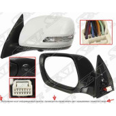 Зеркало TOYOTA LAND CRUISER PRADO 150 09- лев. регулировка, складывание, обогрев, поворот, камера 13 конт. <b>SAT ST-TY150-940-B2</b>