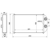 Радиатор кондиционера TOYOTA COROLLA / SPRINTER / CARIB / SPACIO 95-00 <b>SAT ST-TY27-394-0</b>