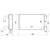 Радиатор отопителя салона TOYOTA CAMRY / VISTA 94-98 <b>SAT ST-TY36-395-0</b>