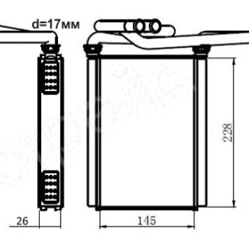Радиатор отопителя салона TOYOTA CAMRY #CV30 01-06 / SOLARA 03-08 / TOYOTA LAND CRUISER 100 98-07 <b>SAT ST-TY38-395-0</b>