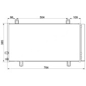 Радиатор кондиционера TOYOTA CAMRY ##V50 2AR 11- <b>SAT ST-TYL6-394-0</b>