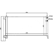 Радиатор кондиционера TOYOTA PRIUS ZVW3# 09- / LEXUS CT200H 10- <b>SAT ST-TYZ30-394-0</b>