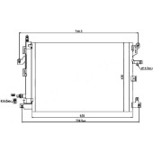 Радиатор кондиционера VOLVO XC90 05- <b>SAT ST-VL01-394-A0</b>