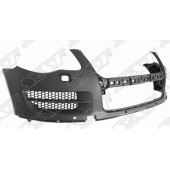 Бампер передний Volkswagen Touareg 06-10 (Под омыватели фар / Под сонары (парктроники) / С отверстием под крюк) <b>SAT ST-VW61-000-C0</b>