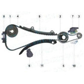 Комплект ГРМ NISSAN QR20DE / QR25DE 05- <b>SAT TK-NS212-G</b>