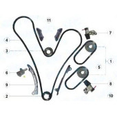 Комплект для замены цепи ГРМ TOYOTA 1GR-FE 03-07 <b>SAT TK-TY210-A</b>