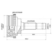 Шрус наружный TOYOTA COROLLA / SPRINTER / CORONA / CALDINA / CARINA 4 / 5A / 4 / 5E 88-02 <b>SAT TO-014A</b>