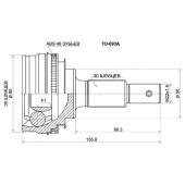 Шрус TOYOTA 4WD Mark / Cresta #X93 / 105 / 115, Verossa GX115, Altezza #E15, Progres #G15 <b>SAT TO-093A</b>