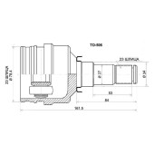 Шрус внутр.TY 2WD COROLLA (LH / RH) #E1##, EL4# / 5#, NCP1# / 2# / 3# / 5# / 6# / 91 / 100, NZE121 / 141 / 151, NZT240 <b>SAT TO-506</b>
