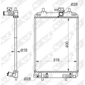 Радиатор DAIHATSU BOON 10- / TOYOTA PASSO 10- KR <b>SAT TY00014</b>