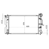 Радиатор TOYOTA COROLLA 00-06 DIESEL <b>SAT TY0001-CE120</b>