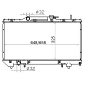Радиатор TOYOTA CORONA / CARINA / CALDINA AT19# 92-96 <b>SAT TY0002-AT190</b>