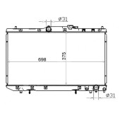 Радиатор TOYOTA CORONA PREMIO / CARINA / AVENSIS / CALDINA 96-02 DIESEL <b>SAT TY0002-CT210</b>