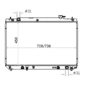Радиатор TOYOTA HARRIER 5S-FE 97-03 <b>SAT TY0003-SXU10</b>