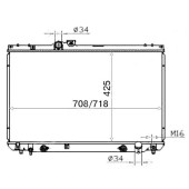 Радиатор TOYOTA CROWN #ZS15# 95-01 / CROWN JZS170 1G / 1JZ 99-07 / PROGRES 1 / 2JZ-GE 98-01 <b>SAT TY0006-150</b>