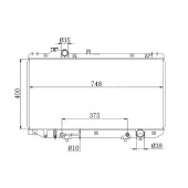 Радиатор TOYOTA ARISTO TWIN TURBO 2JZ-GTE 3.0 97-05 <b>SAT TY0006-161-TB</b>