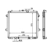 Радиатор TOYOTA LAND CRUISER PRADO 1GR 150 / 4RUNNER ##N28# 09- <b>SAT TY0009-150</b>