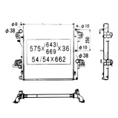Радиатор TOYOTA LAND CRUISER PRADO 150 1KD 09- <b>SAT TY0009-150-3.0D</b>