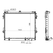 Радиатор TOYOTA LAND CRUISER 200 / LEXUS LX570 2UZ-FE / 1 / 3UR 07- <b>SAT TY0009-200</b>