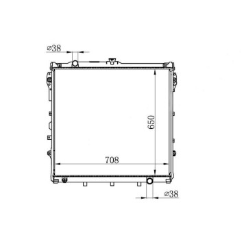 Радиатор TOYOTA SEQUOIA / TUNDRA 4,7 / 5,7 07- <b>SAT TY0009-URK50</b>