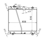 Радиатор TOYOTA HIACE / REGIUS ACE 1KD / 2KD-FTV 04- (основной) <b>SAT TY0010-KDH200M</b>
