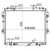 Радиатор TOYOTA HILUX / VIGO / FORTUNER 5LE 04- лев. руль <b>SAT TY0014-5LE</b>