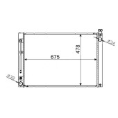 Радиатор TOYOTA ALPHARD 1MZ 02- <b>SAT TY0030-MNH10</b>